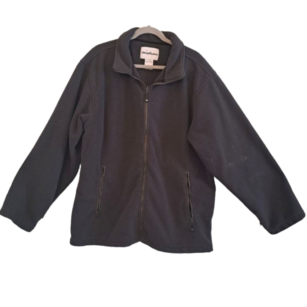 WearGuard Gray Black Fleece Jacket Size XL